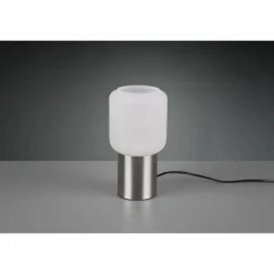 Luminaires Reality Lampe de table Reality Nico LED Nickel mat, 1 lumière