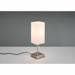 Lampes En Tissu-Luminaires Reality Lampe de table Reality Ole Nickel mat, 1 lumière