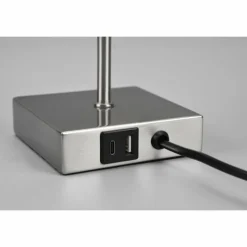 Lampes En Tissu-Luminaires Reality Lampe de table Reality Ole Nickel mat, 1 lumière