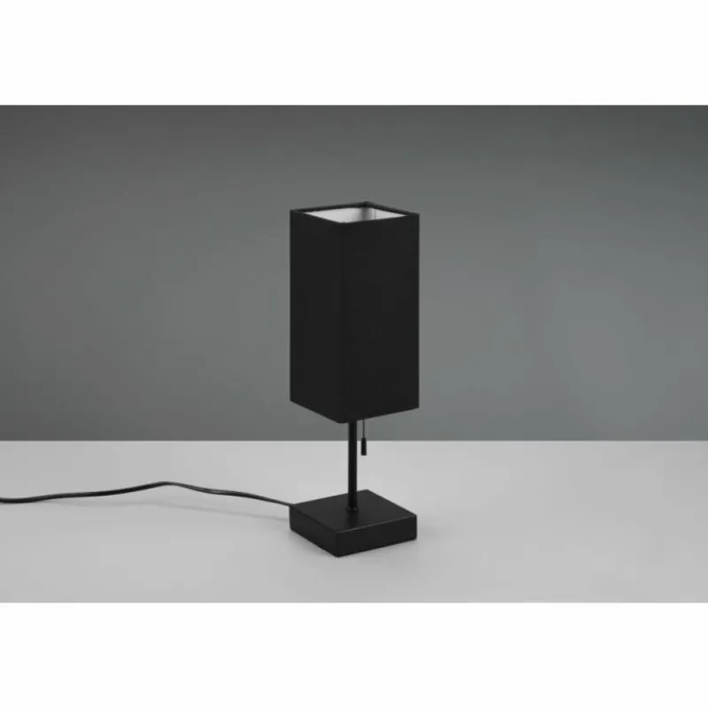 Lampes En Tissu-Luminaires Reality Lampe de table Reality Ole Noir, 1 lumière
