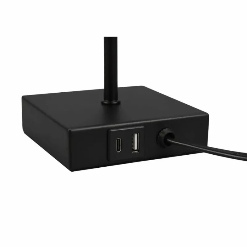 Lampes En Tissu-Luminaires Reality Lampe de table Reality Ole Noir, 1 lumière