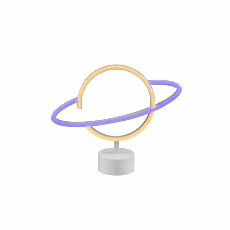 Luminaires Reality Lampe de table Reality Planet LED Blanc, 1 lumière* Éclairage Led