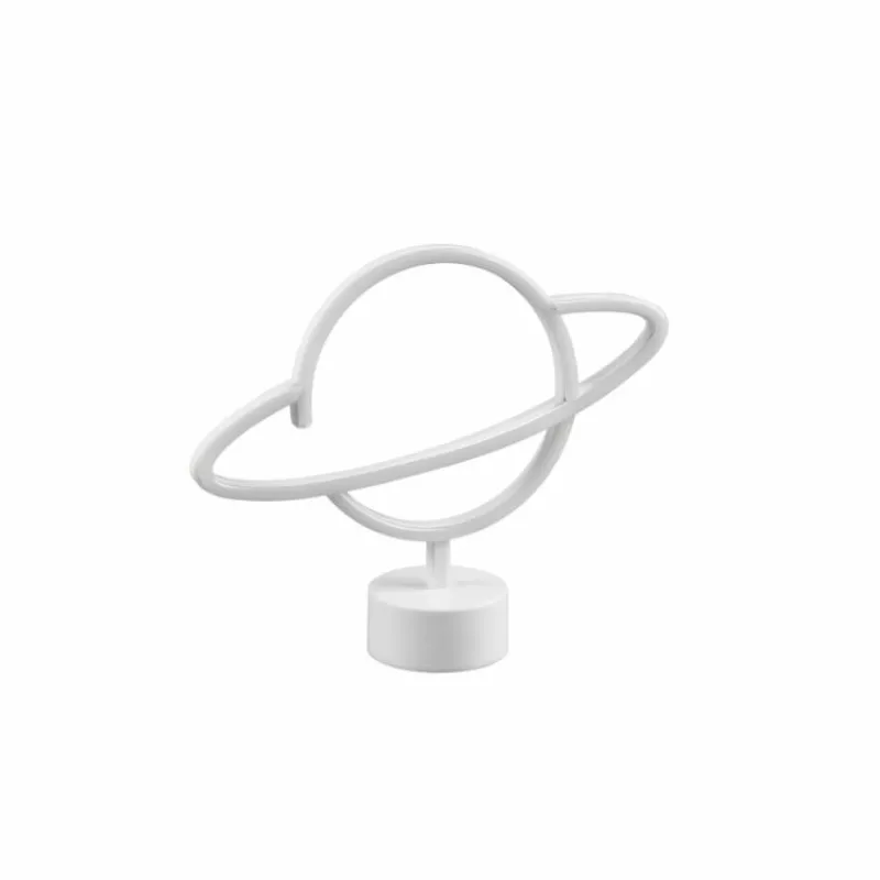 Luminaires Reality Lampe de table Reality Planet LED Blanc, 1 lumière* Éclairage Led