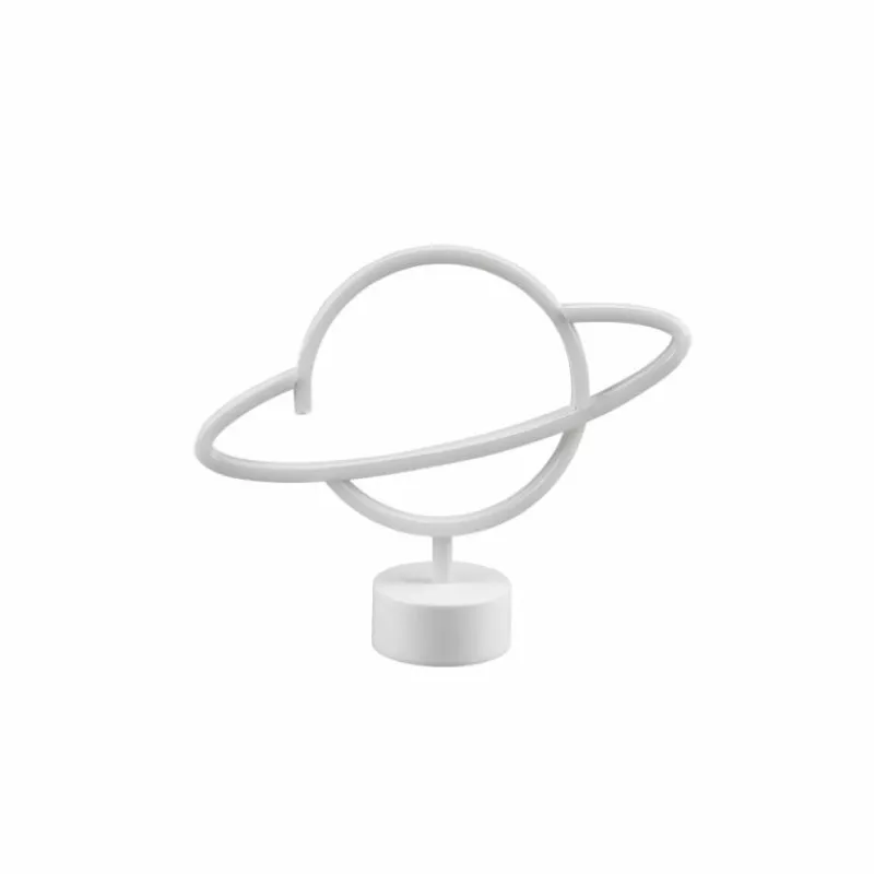 Luminaires Reality Lampe de table Reality Planet LED Blanc, 1 lumière* Éclairage Led