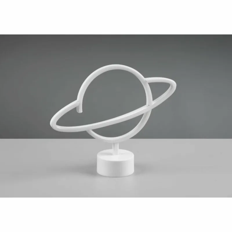 Luminaires Reality Lampe de table Reality Planet LED Blanc, 1 lumière* Éclairage Led