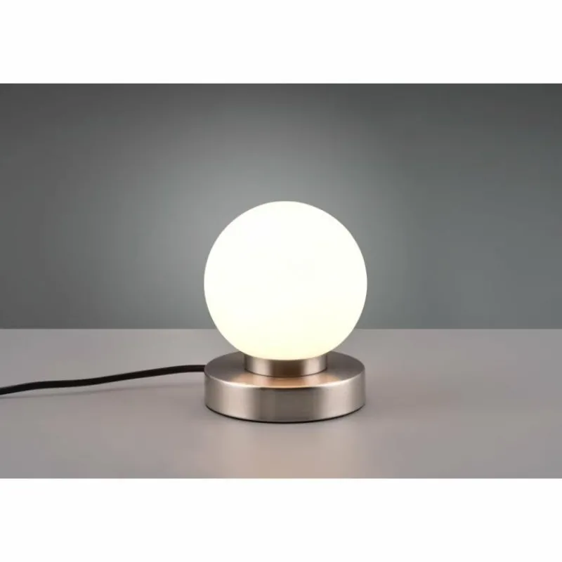 Luminaires Reality Lampe de table Reality Prinz 2 Nickel mat, 1 lumière