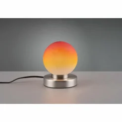 Luminaires Reality Lampe de table Reality Prinz 2 Nickel mat, 1 lumière