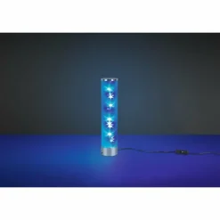 Luminaires Reality Lampe de table Reality Rico LED Chrome, 1 lumière, Télécommandes, Changeur de couleurs* Lampes À Poser
