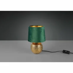 Lampes En Tissu-Luminaires Reality Lampe de table Reality Sophia Or, 1 lumière
