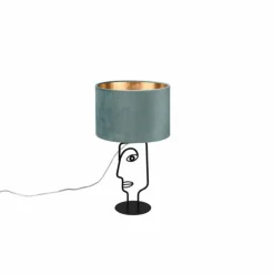 Lampes En Tissu-Luminaires Reality Lampe de table Reality Sultan Noir, 1 lumière