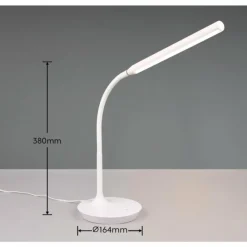 Luminaires Reality Lampe de table Reality TORO LED Blanc, 1 lumière* Éclairage Led