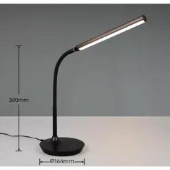 Luminaires Reality Lampe de table Reality TORO LED Noir, 1 lumière* Éclairage Led