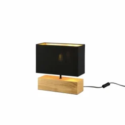 Lampes En Tissu-Luminaires Reality Lampe de table Reality Woody Écru, 1 lumière