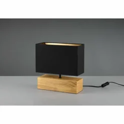 Lampes En Tissu-Luminaires Reality Lampe de table Reality Woody Écru, 1 lumière