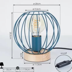 Lampes Vintages & Rétros-hofstein Lampe de table Refresco Écru, 1 lumière