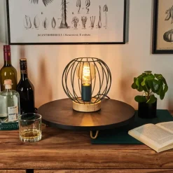 Lampes Vintages & Rétros-hofstein Lampe de table Refresco Écru, 1 lumière