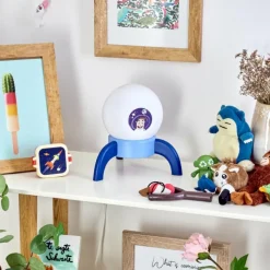 hofstein Lampe de table Rougemont LED Bleu, 1 lumière* Éclairage Led