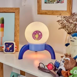 hofstein Lampe de table Rougemont LED Bleu, 1 lumière