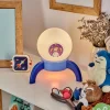 hofstein Lampe de table Rougemont LED Bleu, 1 lumière