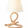 Lampes En Tissu-Luminaires Brilliant Lampe de table SAILOR Brun, 1 lumière