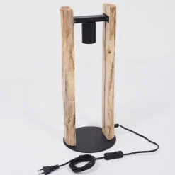 Luminaires Scandinaves-hofstein Lampe de table Sande Écru, Noir, 1 lumière