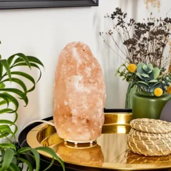 hofstein Lampe de table Sansou Rose, Blanc, 1 lumière