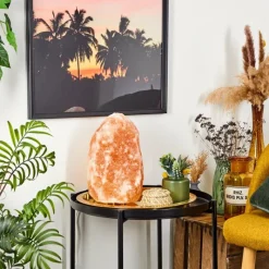 hofstein Lampe de table Sansou Rose, Blanc, 1 lumière