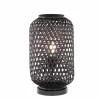 Style Boho-Chic-SCHÖNER WOHNEN-Kollektion Lampe de table CALLA Noir, 1 lumière