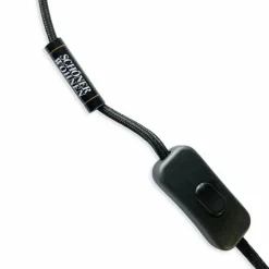 Style Boho-Chic-SCHÖNER WOHNEN-Kollektion Lampe de table CALLA Noir, 1 lumière