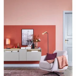 Lampes En Tissu-SCHÖNER WOHNEN-Kollektion Lampe de table GRACE Noir, 1 lumière