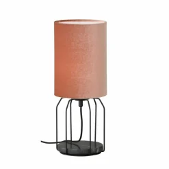 Lampes En Tissu-SCHÖNER WOHNEN-Kollektion Lampe de table GRACE Noir, 1 lumière