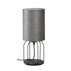Lampes En Tissu-SCHÖNER WOHNEN-Kollektion Lampe de table GRACE Noir, 1 lumière