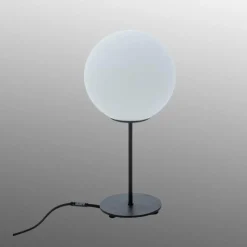 SCHÖNER WOHNEN-Kollektion Lampe de table PALAIS Noir, 1 lumière