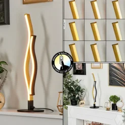 hofstein Lampe de table Serlande LED Noir, 1 lumière