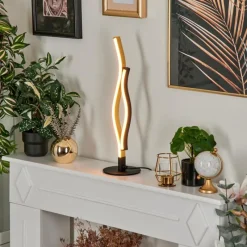 hofstein Lampe de table Serlande LED Noir, 1 lumière