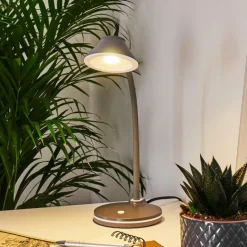 hofstein Lampe de table Shreveport LED Anthracite, Blanc, 1 lumière