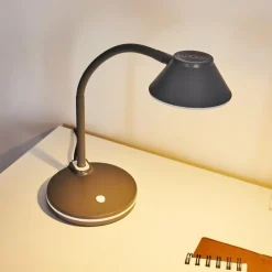 hofstein Lampe de table Shreveport LED Anthracite, Blanc, 1 lumière