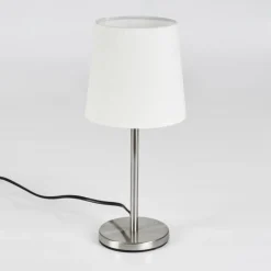Lampes En Tissu-hofstein Lampe de table Sikala Nickel mat, 1 lumière
