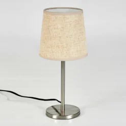 Lampes En Tissu-hofstein Lampe de table Sikala Nickel mat, 1 lumière