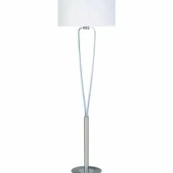 Luminaires Rustiques-Luminaires Trio Lampe de table Sorpetaler Leuchten Paris Nickel mat, 1 lumière