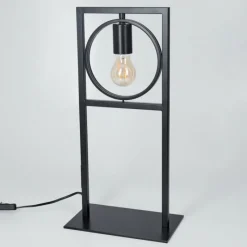 Lampes Industrielles-hofstein Lampe de table Srelau Noir, 1 lumière
