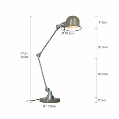 Luminaires Steinhauer Lampe de table Steinhauer Darvin Gris, Vert, 1 lumière