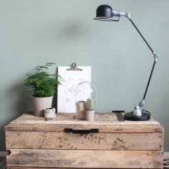 Luminaires Steinhauer Lampe de table Steinhauer Darvin Gris, Noir, 1 lumière