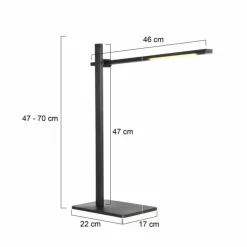Luminaires Steinhauer Lampe de table Steinhauer Stekk LED Noir, Blanc, 1 lumière* Lampes À Poser