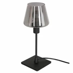 Suspension Verre Fumé-Luminaires Steinhauer Lampe de table Steinhauer Ancilla Noir, 1 lumière