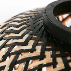 Style Boho-Chic-Luminaires Steinhauer Lampe de table Steinhauer Maze Écru, Noir, 1 lumière