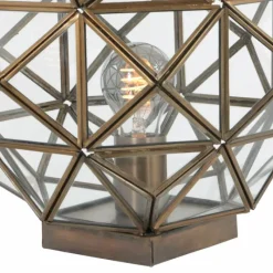 Luminaires Steinhauer Lampe de table Steinhauer Pimpernel Bronze, 1 lumière