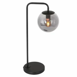 Suspension Verre Fumé-Luminaires Steinhauer Lampe de table Steinhauer Bollique Noir, 1 lumière