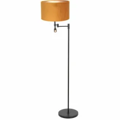 Lampes En Tissu-Luminaires Steinhauer Lampe de table Steinhauer Ancilla LED Noir, 2 lumières
