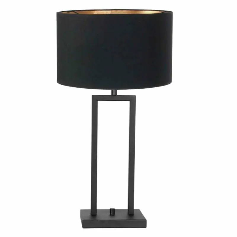 Lampes En Tissu-Luminaires Steinhauer Lampe de table Steinhauer Stang Noir, 1 lumière